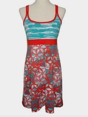 Soybu Dress M Fitness Yoga Athleisure Spaghetti Straps Shelf Bra A-Line Stretch